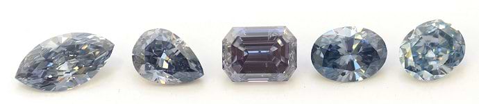 A fantastic collection of Natural Blue Diamonds