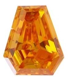 LEIBISH Fancy Vivid Orange diamond