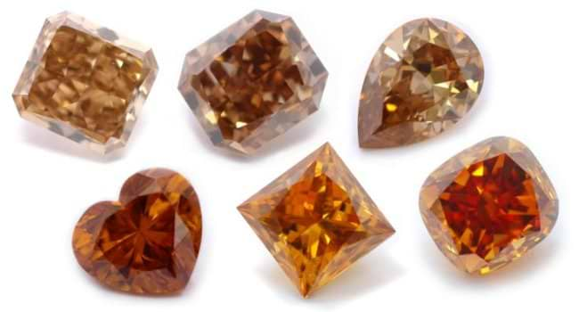 Die unterschiedlichen Nuancen von Cognac-Diamanten