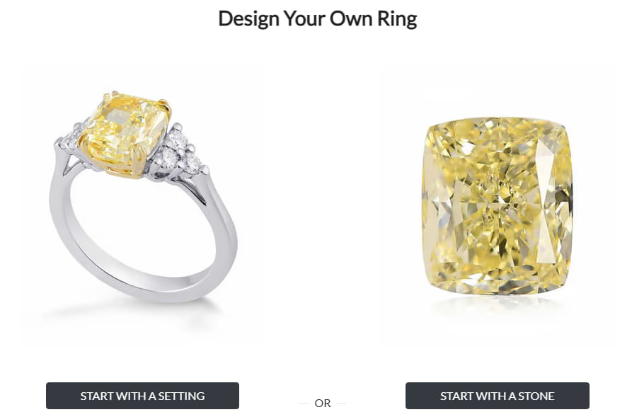 Design your store engagement ring online