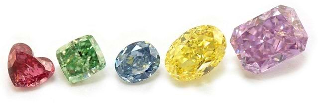 Fancy on sale coloured diamonds