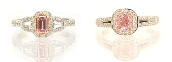 Fancy Pink Diamond Rings