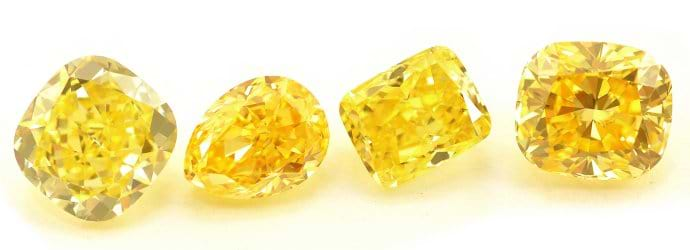 Fancy Vivid Yellow Diamonds