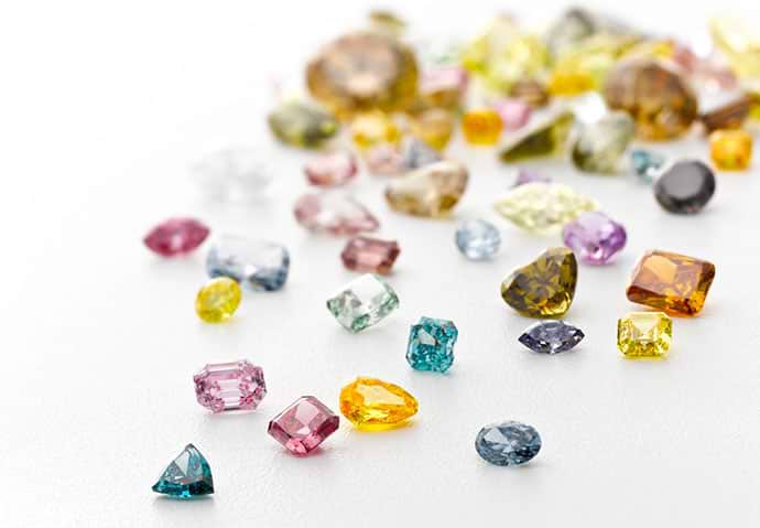 A sweet selection of fancy color diamonds