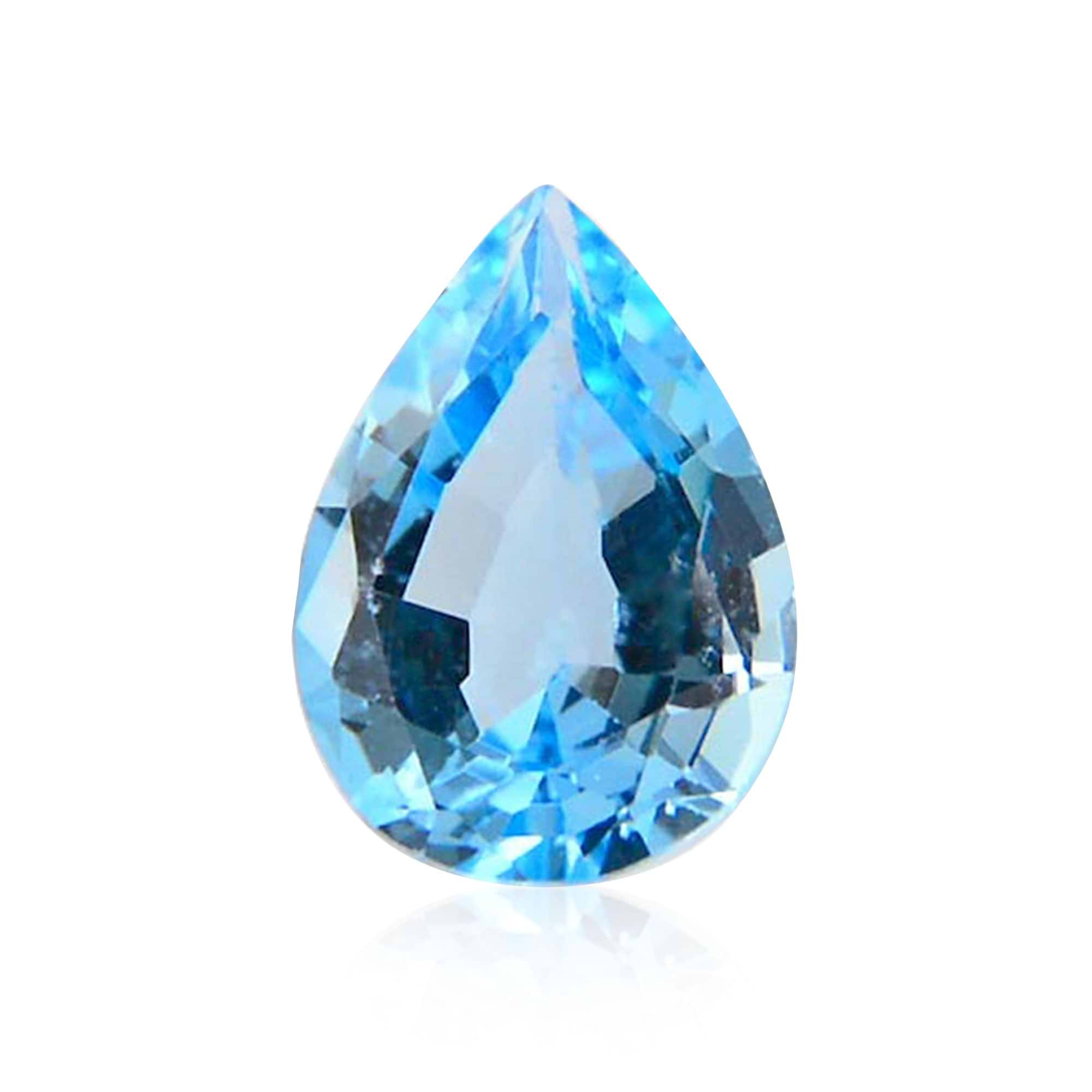 LEIBISH 1.94 carat, Blue, Topaz, Pear Shape