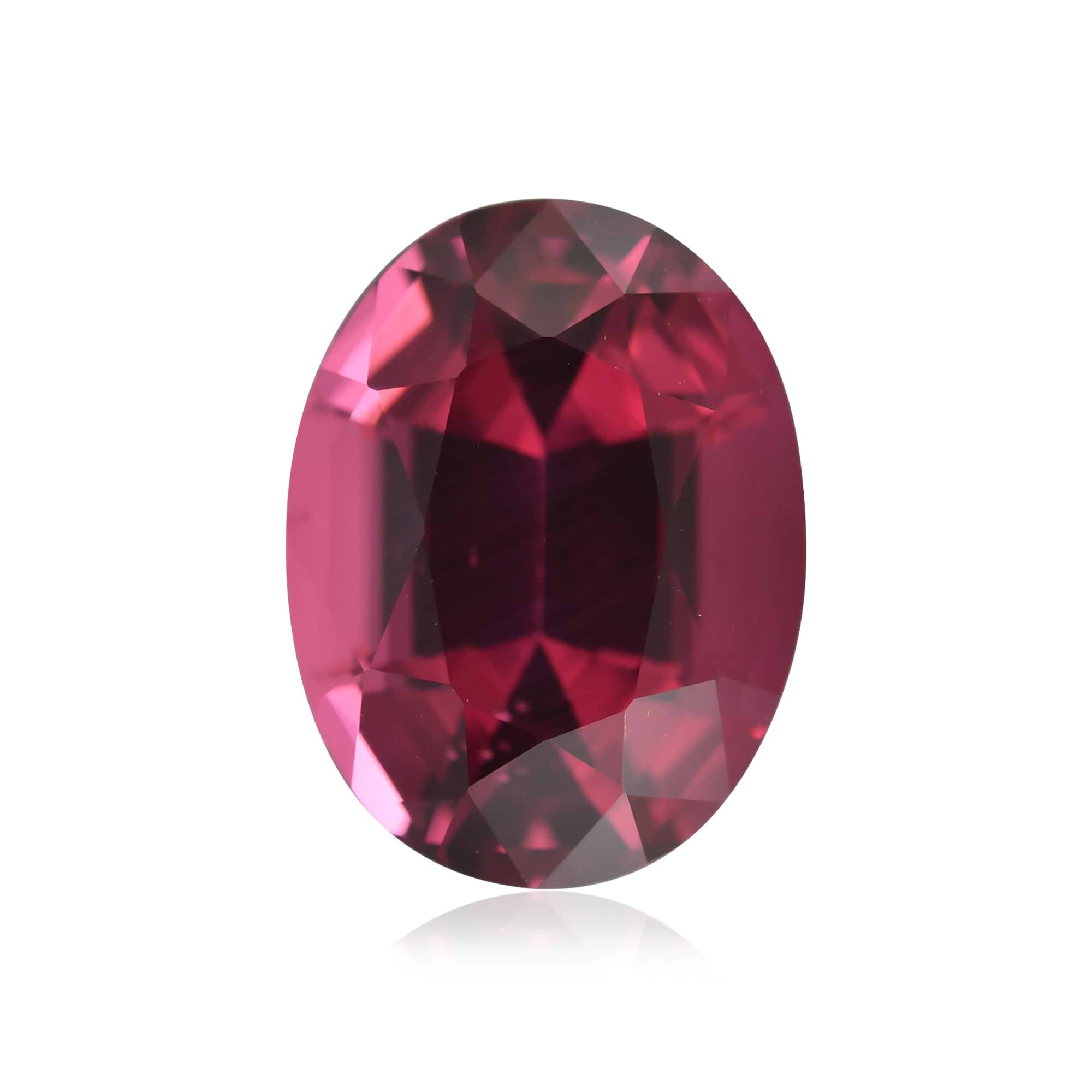 4.52 carat, Red, Spinel, Oval Shape, No evidence of heat enhancement, GIA