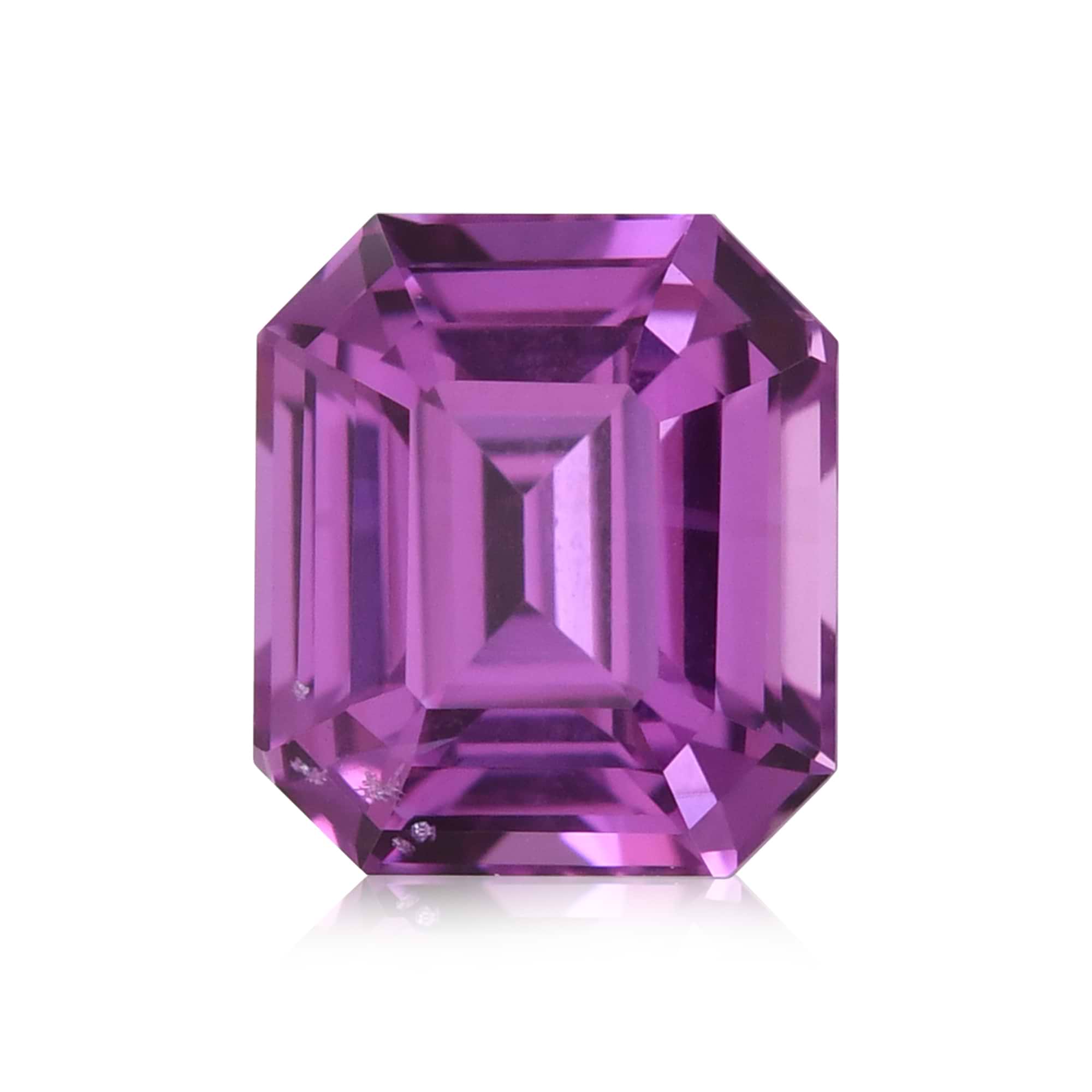 1.29 carat, Pink, Madagascar Sapphire, Emerald Shape