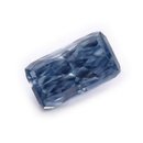 Diamant in Fancy-Intensiv-Blau, 0,34 Karat, mit rechteckigem Smaragdschliff, VVS1