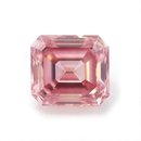 0.61ct Emerald Fancy Intense Purplish Pink