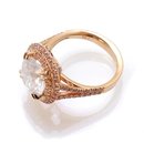 4.02ct, Fancy White Round Diamond Ring