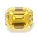 5.01ct, Fancy Vivid Yellow, VVS2, Emerald