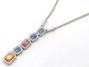 Four Seasons Vivid Color Pendant Necklace