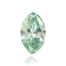 Diamant, in Navetteform, in Fancy-Intensiv-Grün, mit 0,17 Karat