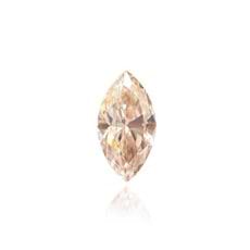 0.37 Carat, Very Light Brown Diamond, Marquise, VS2