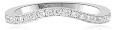 0.49 Round Brilliant Diamond Eternity Pave Set Wedding Ring