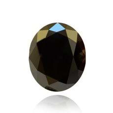 2.04 Carat, Fancy Black Diamond, Oval