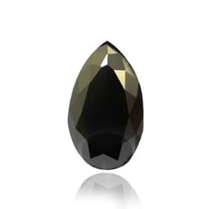 fancy black pear shape diamond
