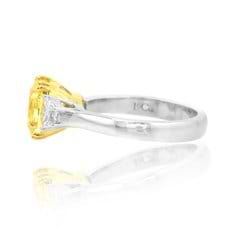 Fancy Intense Yellow Diamond Ring