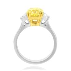 Fancy Intense Yellow Diamond Ring