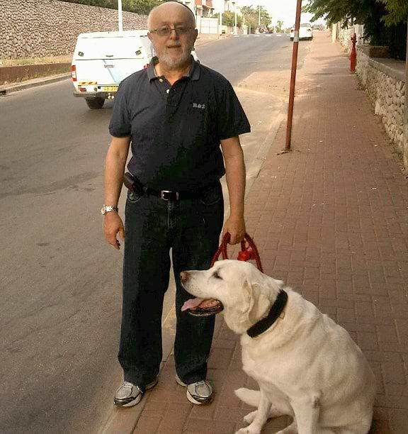 Leibish and his dog, Portash