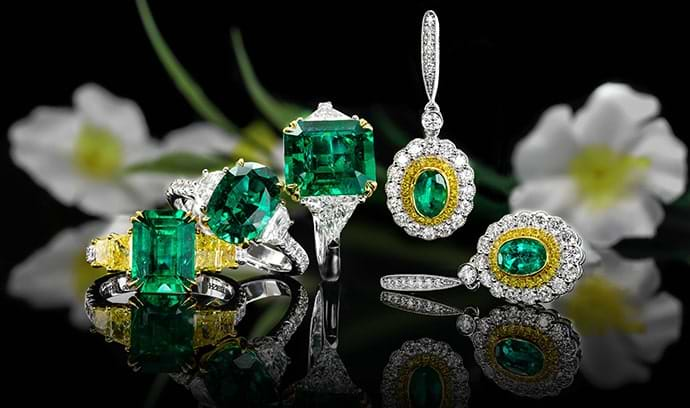 Leibish Emerald Jewelry