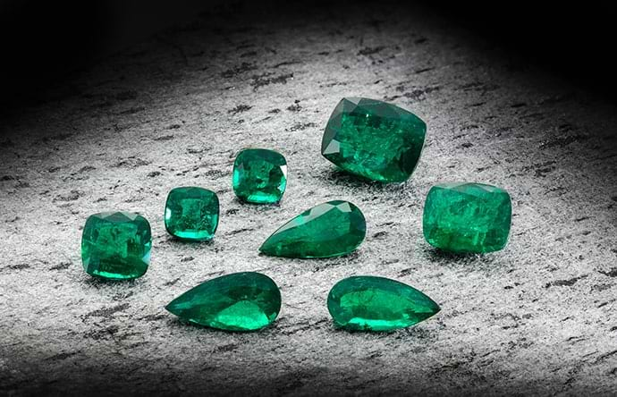 Leibish emeralds