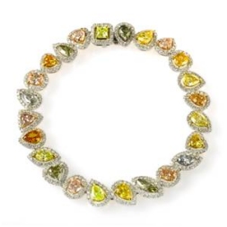 Multicolor Diamond Bracelet