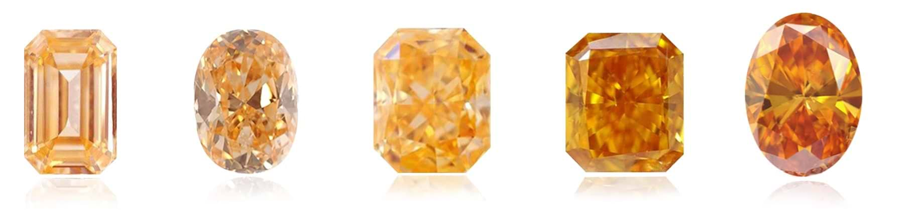 Orange Diamond Color Scale