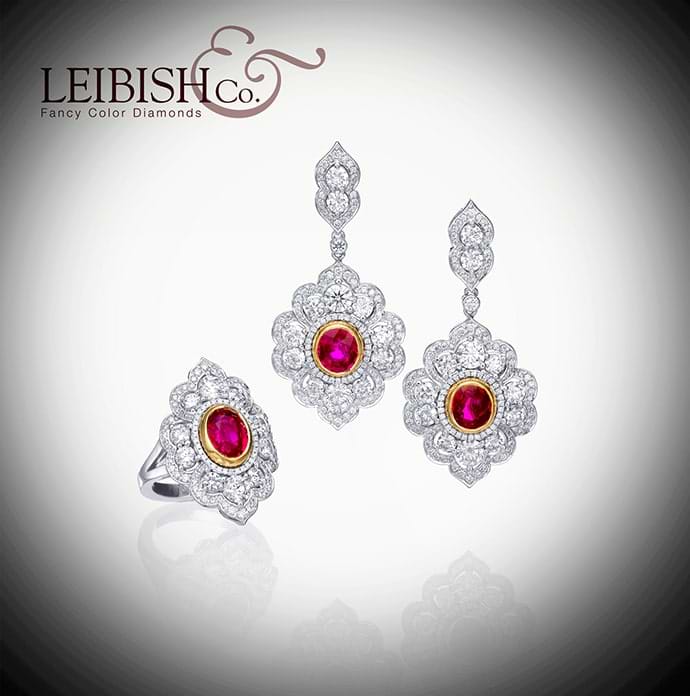 Ruby Earrings by Leibish