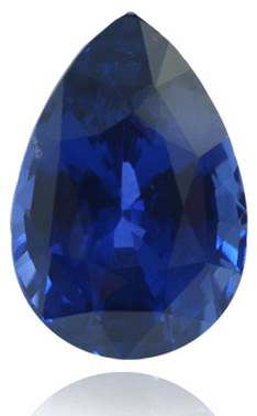 LEIBISH 8.54 ct deep blue sapphire