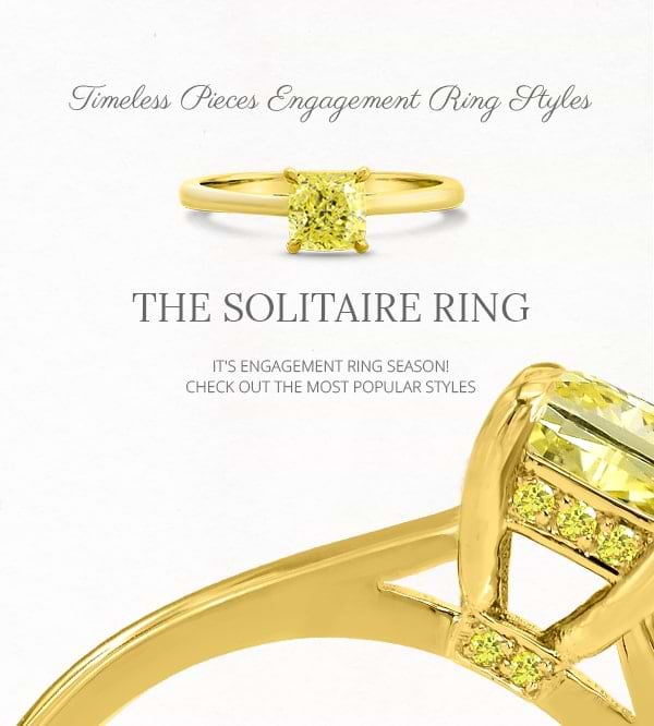Solitaire Diamond and Gemstone Ring Styles