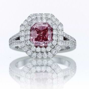 The 1.68-carat, Fancy Vivid Purplish Pink, Prosperity Pink Diamond