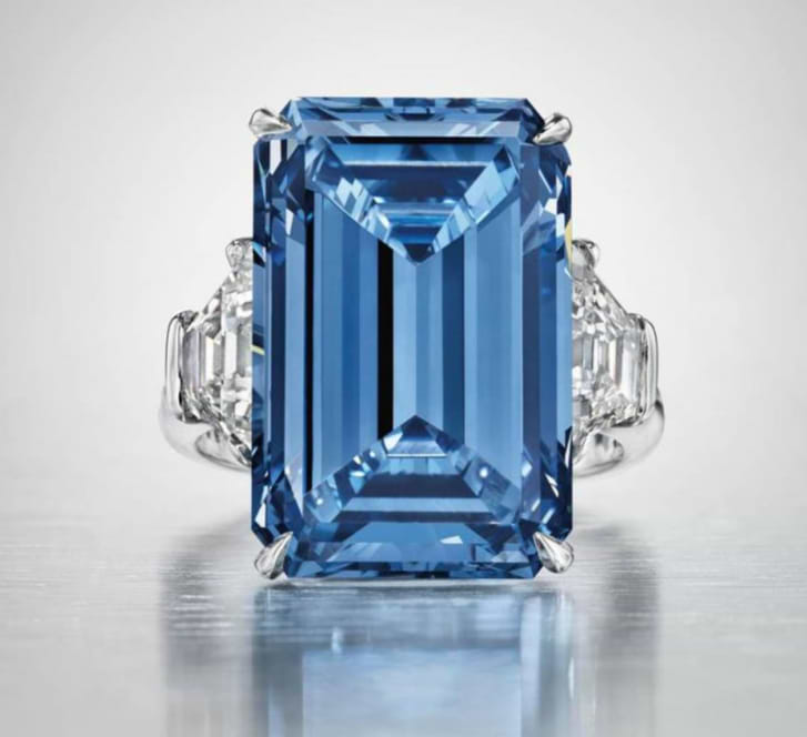 The 14.62 Carat Oppenheimer Blue Diamond