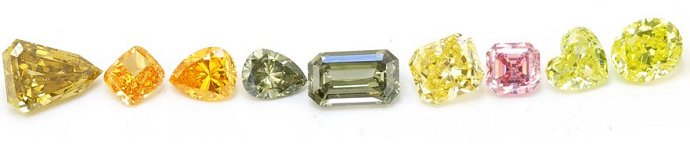 Various Diamond Sizes