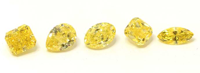 Yellow diamond collection