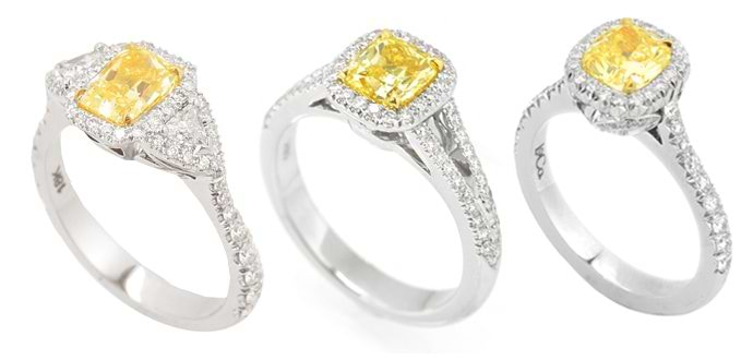 Yellow Diamond Engagement Rings