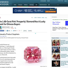 Business Insider - The 1.68-Carat Pink 'Prosperity' Diamond Has A Lucky Hook For Chinese Buyers