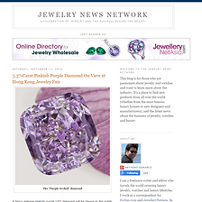 Jewelry News Network - 3.37-Carat Pinkish Purple Diamond On View at Hong Kong Jewelry Fair