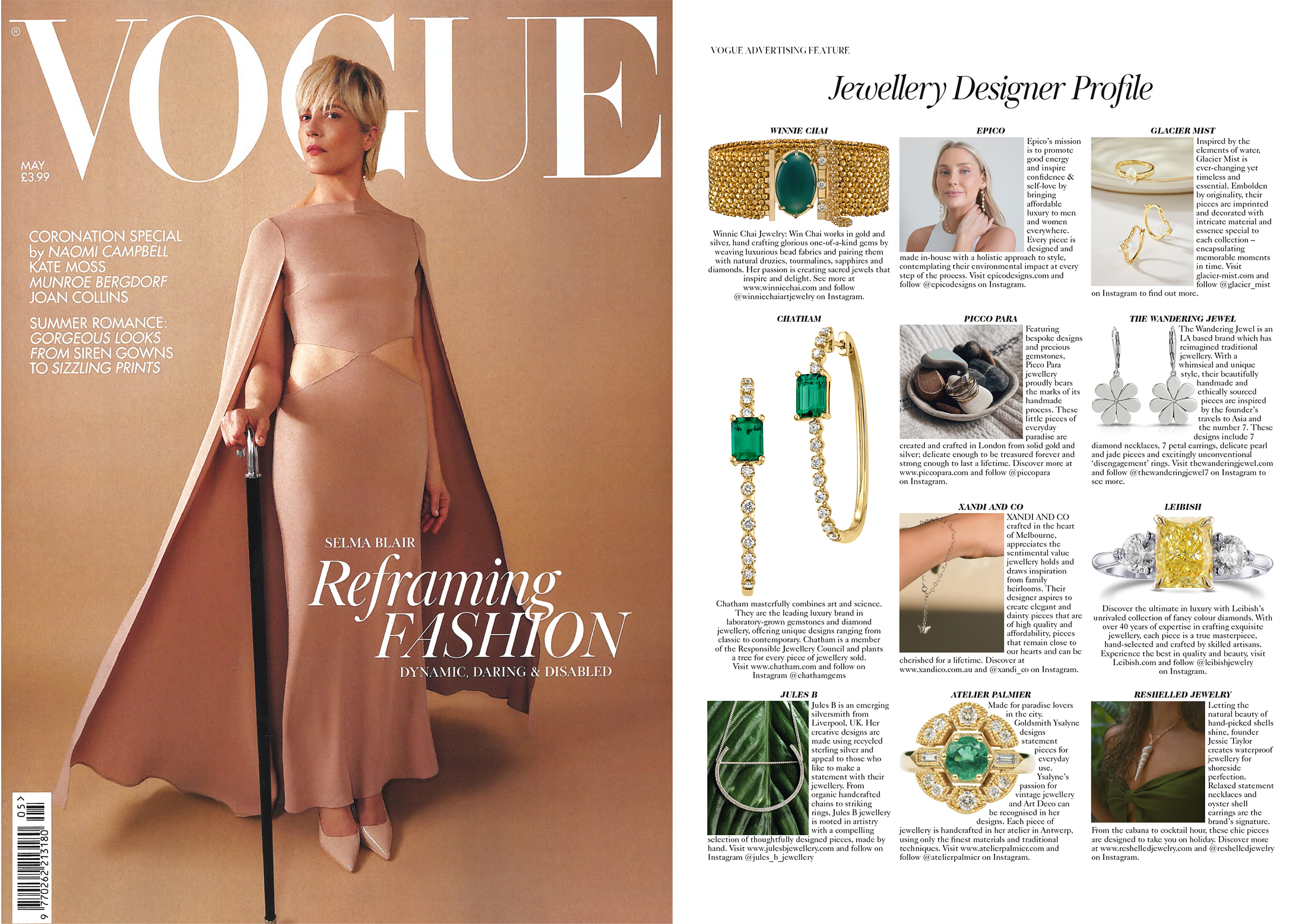 Vogue Magazine UK - Jewelry Designer Profile 