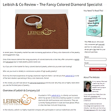 Leibish & Co Review – The Fancy Colored Diamond Specialist