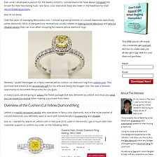 A Buyer’s Review: Fancy Intense Yellow Diamond Ring