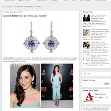 Fashion Blog by Apparel Search - Lyndon Smith wore Leibish & Co. Jewelry