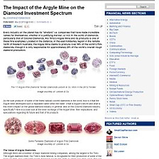 Investors Hub - The Impact of the Argyle Mine on the Diamond Investment Spectrum