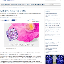 ISRAEL21C - Purple Orchid Diamond Worth $4 Million