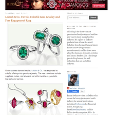 Jewelry News Network - Leibish & Co. Unveils Colorful Gem Jewelry And Free Engagement Ring