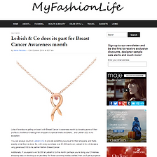 Leibish & Co does its part for Breast Cancer Awareness month
