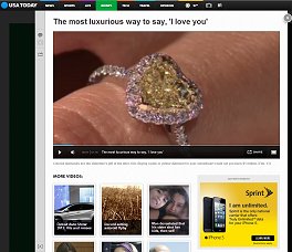 USA TODAY - The most luxurious way to say, 'I love you' - Feb. 13, 2013