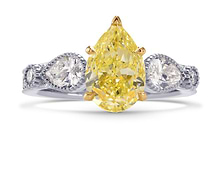 Yellow Pear Engagement Set - Image 1