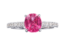 Superb pink sapphire ring  - Image 1