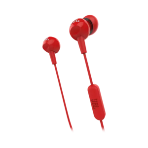 אוזניות ‏חוטיות JBL C150SI צבע אדום